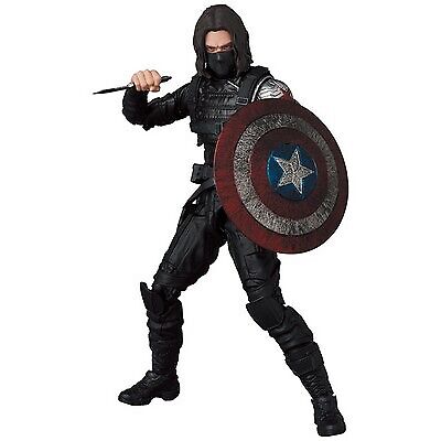 NEW MAFEX 202 203 Captain America Stealth Suit + Winter NEW MAFEX 202 203 Captain America Stealth Suit + Winter