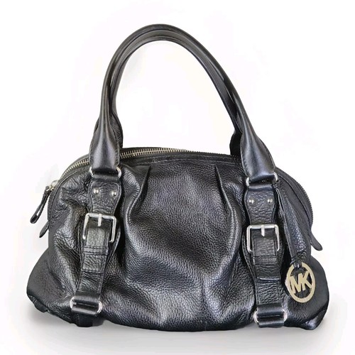 Bolso de hombro Michael Kors de cuero granulado negro - Imagen 3 de 18