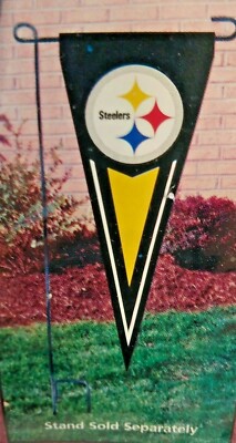 Pittsburgh Steelers Garden Flag - Durable 11x15 Inch Polyester | Officially Licensed NFL Team Decor