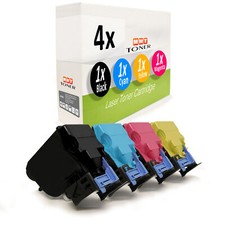 4x Cartridge replaces Konica Minolta TNP22C TNP22K TNP22M TNP22Y TNP22