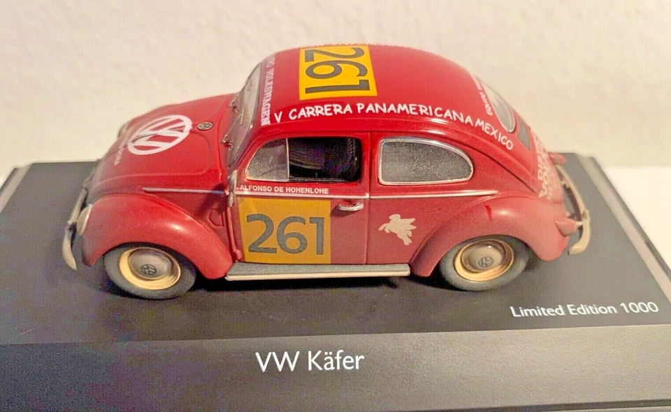 Volkswagen Beetle Carrera Panamericana 1954 SCHUCO - 1/43 FUORI PRODUZIONE RARE - Immagine 3 di 4