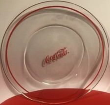 Coca-Cola Clear Glass 10” Plate.