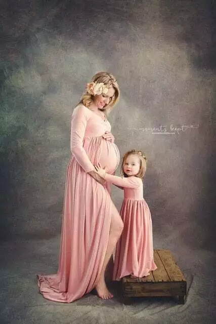 Mother daughter matching store maternity outfits