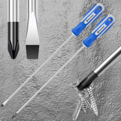 2piece 12'' Long Screwdriver Set Long Blade Screwdriver Set 12inch Magnetic Scre