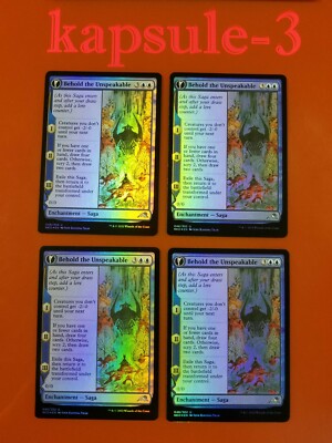 4x Behold the Unspeakable | FOIL | Kamigawa Neon Dynasty | MTG Magic Cards