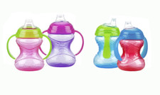 Nuby Handle No-Spill Click-It Cup Size 8 Oz Model-10128