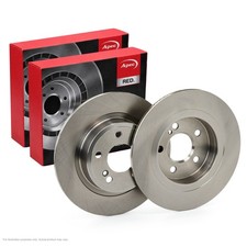 2X APEC Rear Brake Discs for MERCEDES-BENZ GLA-CLASS 2013-19 295mm Solid DSK3091
