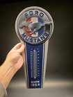 17.5 " Metal Vintage Style Ford Mustang American Thermometer Sign — photo 6