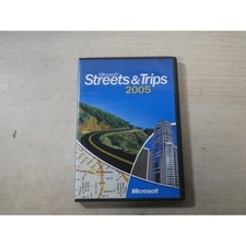 Microsoft Streets  Trips 2005 PC Software Vintage Mapping Travel Guide 2 Discs