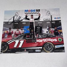 Denny Hamlin autographed NASCAR 8x10 photo 2025 DARLINGTON VICTORY LANE TOYOTA