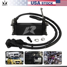 14 Row Oil Cooler Kit For VW Golf R GTI MK5 MK6 03-08 & AUDI A3/S3 06-08 EA113