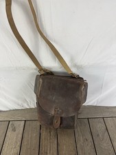 WWII Imperial Japanese Army Leather Map Case Shoulder Bag Original US Bring Back