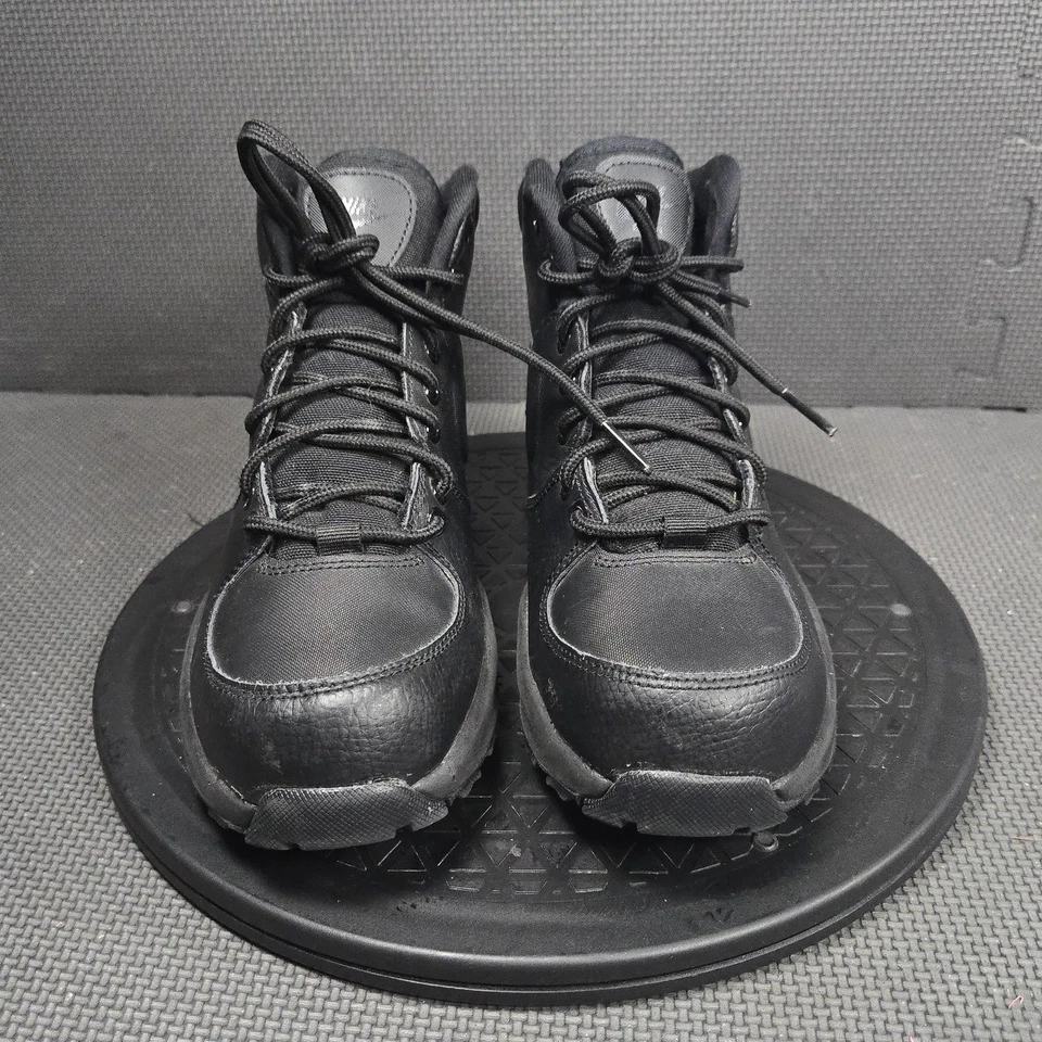 Botas Nike Manoa femininas tamanho 6 couro preto caminhada trilha ao ar livre BQ5372-001 - Imagem 2 de 4