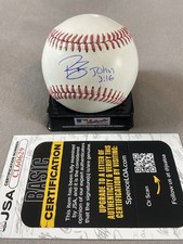 LOS ANGELES DODGERS- RIVER RYAN AUTOGRAPH OFFICIAL MLB BASEBALL JSA CL60629