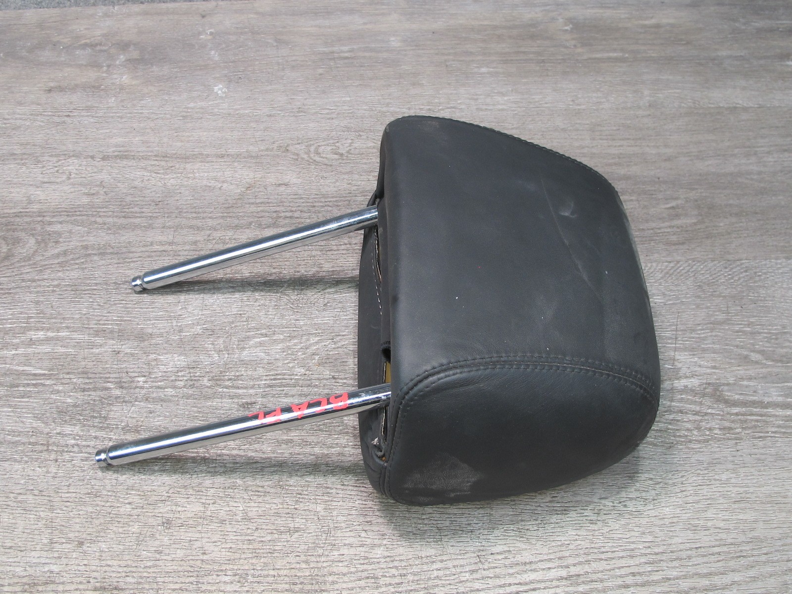 2006-2012 BENTLEY CONTINENTAL FLYING SPUR FRONT SEAT LEATHER HEADREST SET OF 2