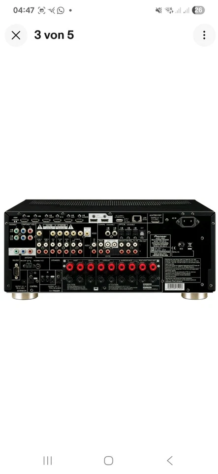 Pioneer VSX-2021 7.1 mult reicever. - Bild 2 von 4