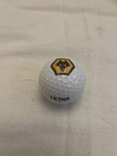 Wolves Football Fan Wilson Ultra 2 Golf Ball Novelty Collectible Wolverhampton