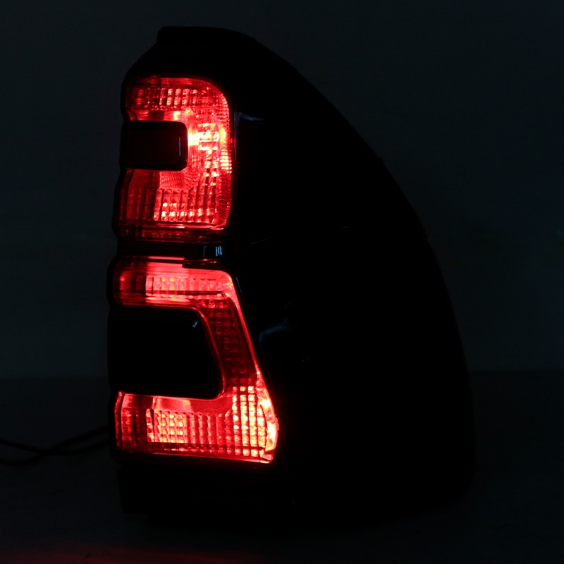 2Pcs For 2003-2009 Toyota Land Cruiser Prado J120 Tail Light Rear Lamp Smoked — image 8