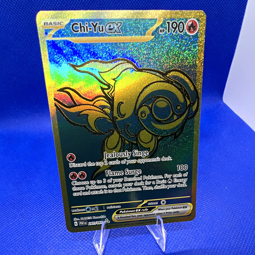 Pokémon TCG Chi-Yu ex 241/091 SV Paldean Fates HR FA Holo Eng