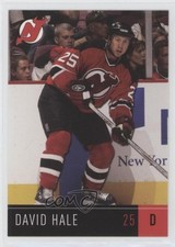 2005-06 New Jersey Devils Team Issue David Hale #25 3c7