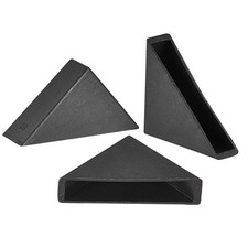 PP Corner Protector Triangle 35x10mm for Ceramic, Glass,Metal Sheets Black 20pcs