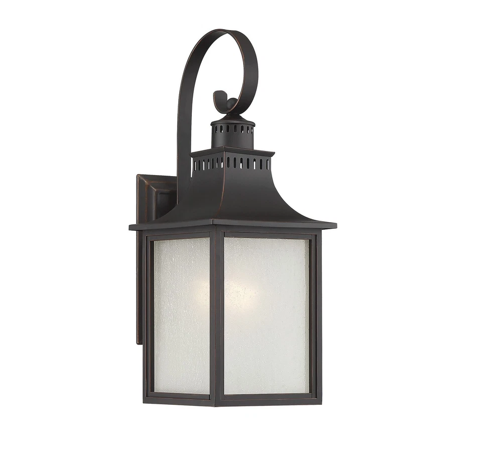 Monte Grande 1 Light Outdoor Wall Lantern in English Bronze by Savoy House - - Image 3 of 4