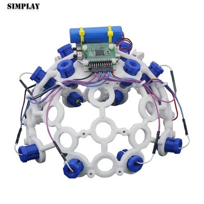 Customized 3D-Printed 8-Channel EEG Caps for OpenBCI++ Brain Computer Interface