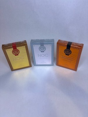 NOC Luxury V1 Playing Cards  Gold, Silver and Bronze Set (SEALED)