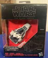 Star Wars Black Series Titanium Series FIRST ORDER SNOWSPEEDER  11 Hasbro 2015