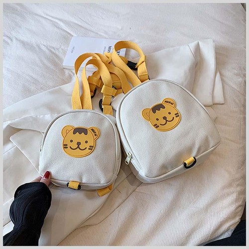 Canvas Baby Rucksäcke Kindergarten Schultasche Bär Hase Koreanisch Anti-Lost Kinder B - Bild 11 von 30