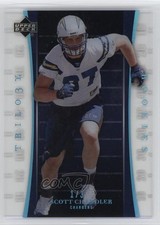 2007 Upper Deck Trilogy Rookies Platinum /3 Scott Chandler #174 4at