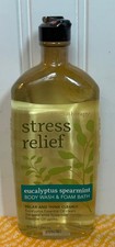 SEALED BATH  BODY WORKS EUCALYPTUS SPEARMINT STRESS RELIEF WASH  FOAM BATH