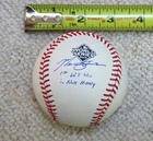 Max Scherzer Signed Baseball, "...1st WS Win in Nat's History", Oct. 22, 2019