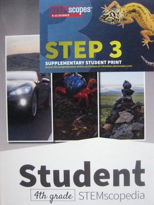 STEMscopes Student 4th Grade STEMscopedia California CA-NGSS 3D