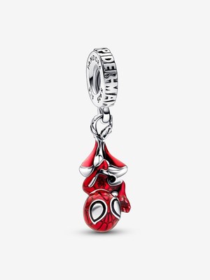 Pandora S925 ALE Marvel Hanging Spiderman Dangle Charm 792323C01