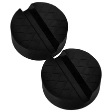 2 Pcs Car Repair Pad Jack Pads for Trailer Lift Blocks Floor Rubber