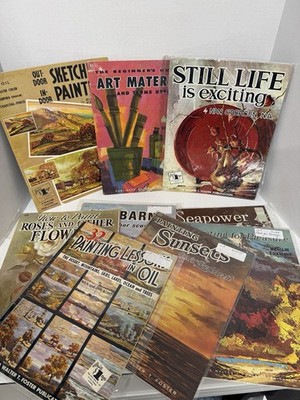 Lot of 9 Walter Foster Art Books Painting Composition Color Still Life Sketch +