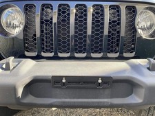 Front Bumper License Plate Bracket For Jeep W Screws Wrench Kit Front Bumper License Plate Bracket For Jeep W Screws Wrench Kit