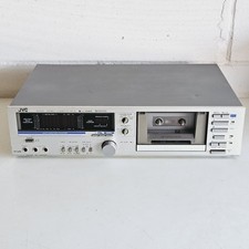 JVC KD-D4 Stereo Cassette Deck Super ANRS Dolby Silver - Tested & Working