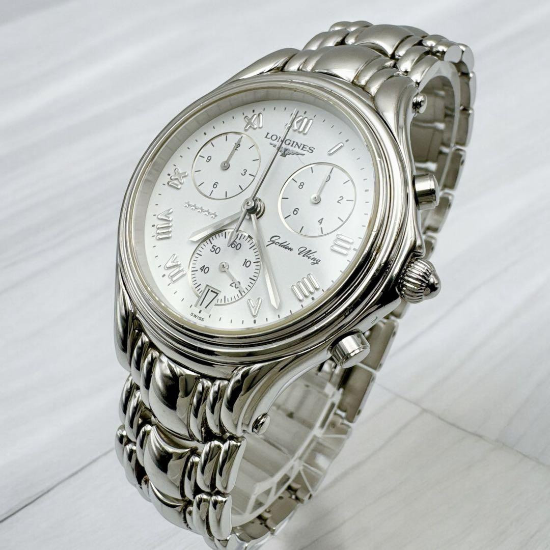 Longines Golden Wing L3.610.4 Chronograph Watch Quartz Men's Longines Golden Wing L3.610.4 Chronograph Watch Quartz Men's