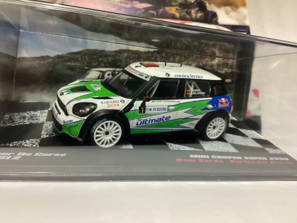 IXO MINI COOPER WORKS S2000 Tour de Corse 2012   in Metallo 1/43 + Booklet - Immagine 4 di 4