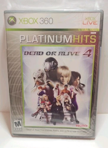 Dead or Alive 4 -- Platinum Hits Brand New Sealed (Microsoft Xbox 360, 2007)