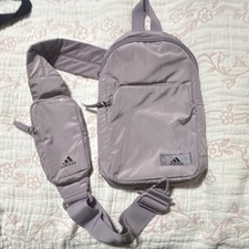 adidas Gray Crossbody Sling Bag Medium Adjust...