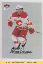 2021 Upper Deck Fleer Ultra Medallions Platinum 68/100 Johnny Gaudreau READ 0il7