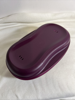 Tupperware Microwave Omelet French Toast Egg Cooker 4 Piece Purple #6996B