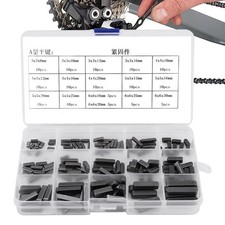 140 Pcs Parallel Square Shaft Keys Set Feather Key Key Stock Assortment
