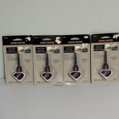 #ad 2005 Model Master 8872C Quick Drying Liquid Cement For Plastic Models Lot Of 4 $63.75