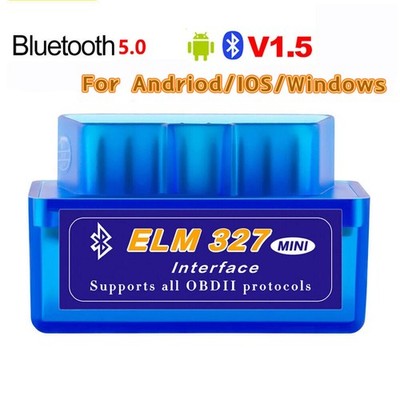ELM327 Bluetooth V1.5 KFZ OBD2 Diagnosegerät Scanner Code Reader für Android IOS