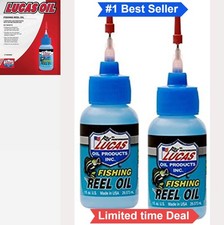 Fishing Reel Oil 1 oz Needle Oiler Bottle 2 Pack Low Viscosity Made in USA