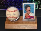 Dwight Evans Signed Baseball Boston Red Sox Autographed Auto With Display